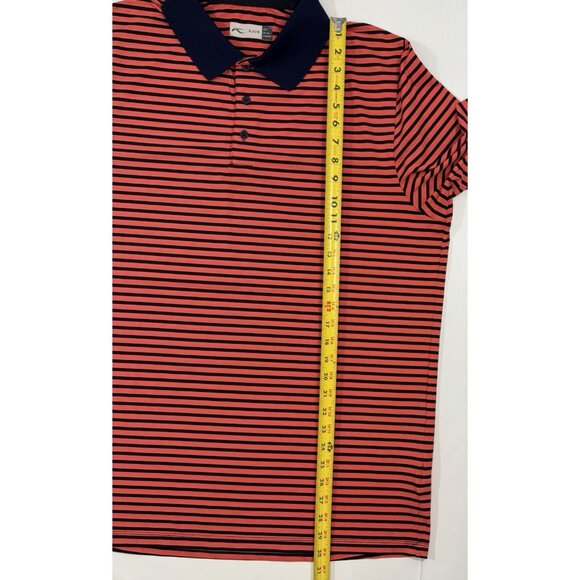 Kjus Mens Size 54 XL Shirt Luis Stripe Polo Comfort Fit Golf Dallas Country Club - Picture 11 of 14